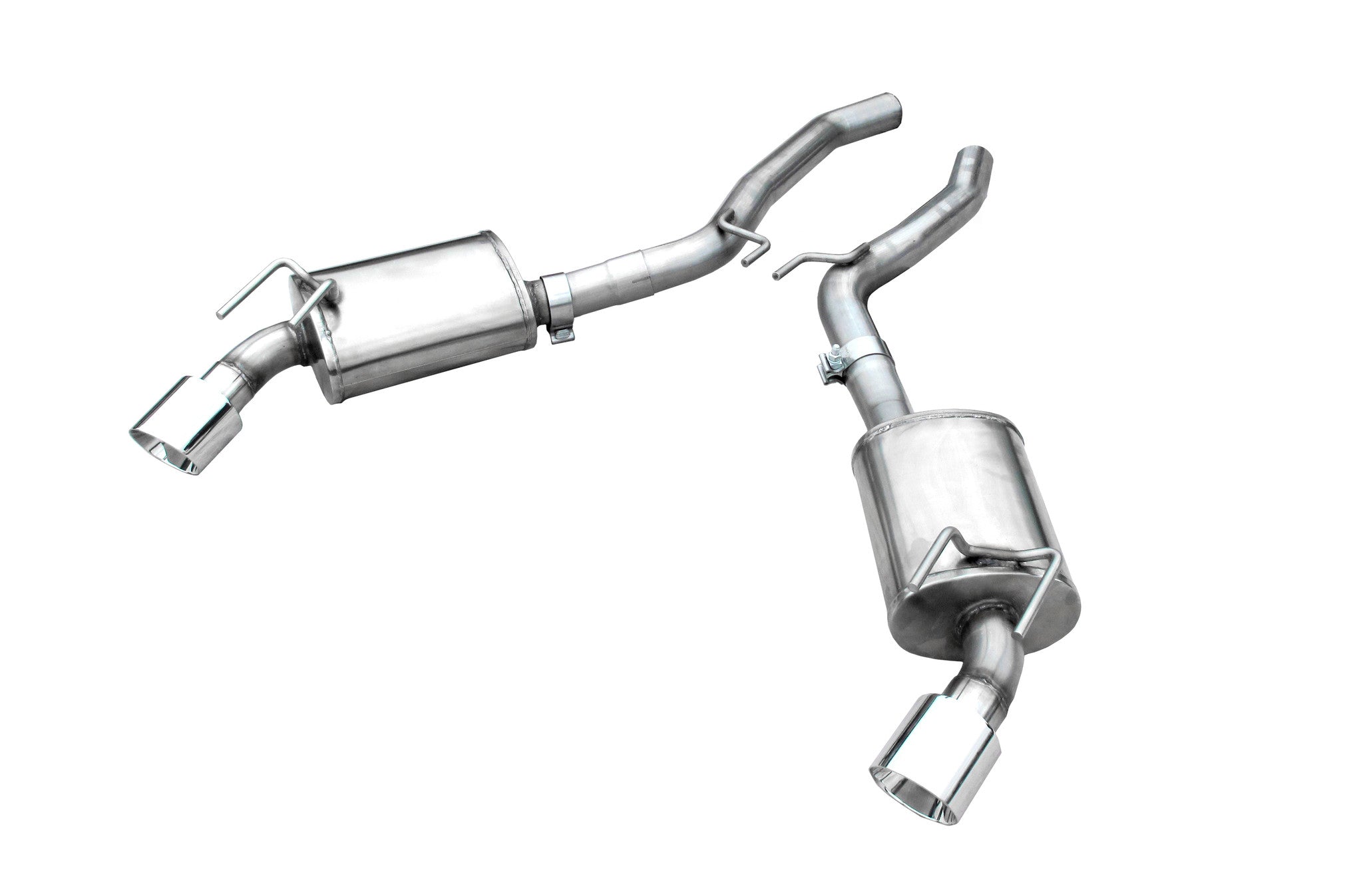 CAMARO V8 2010-2015 AXLEBACK MUFFLER WITH POLISHED S/S TIPS official supplier product photo