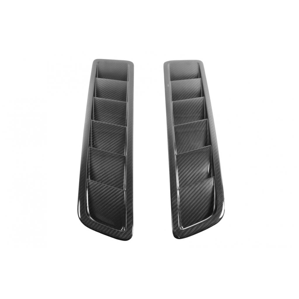 Carbon Fiber Ford Mustang GT Hood Vents 2013-14 official supplier product photo
