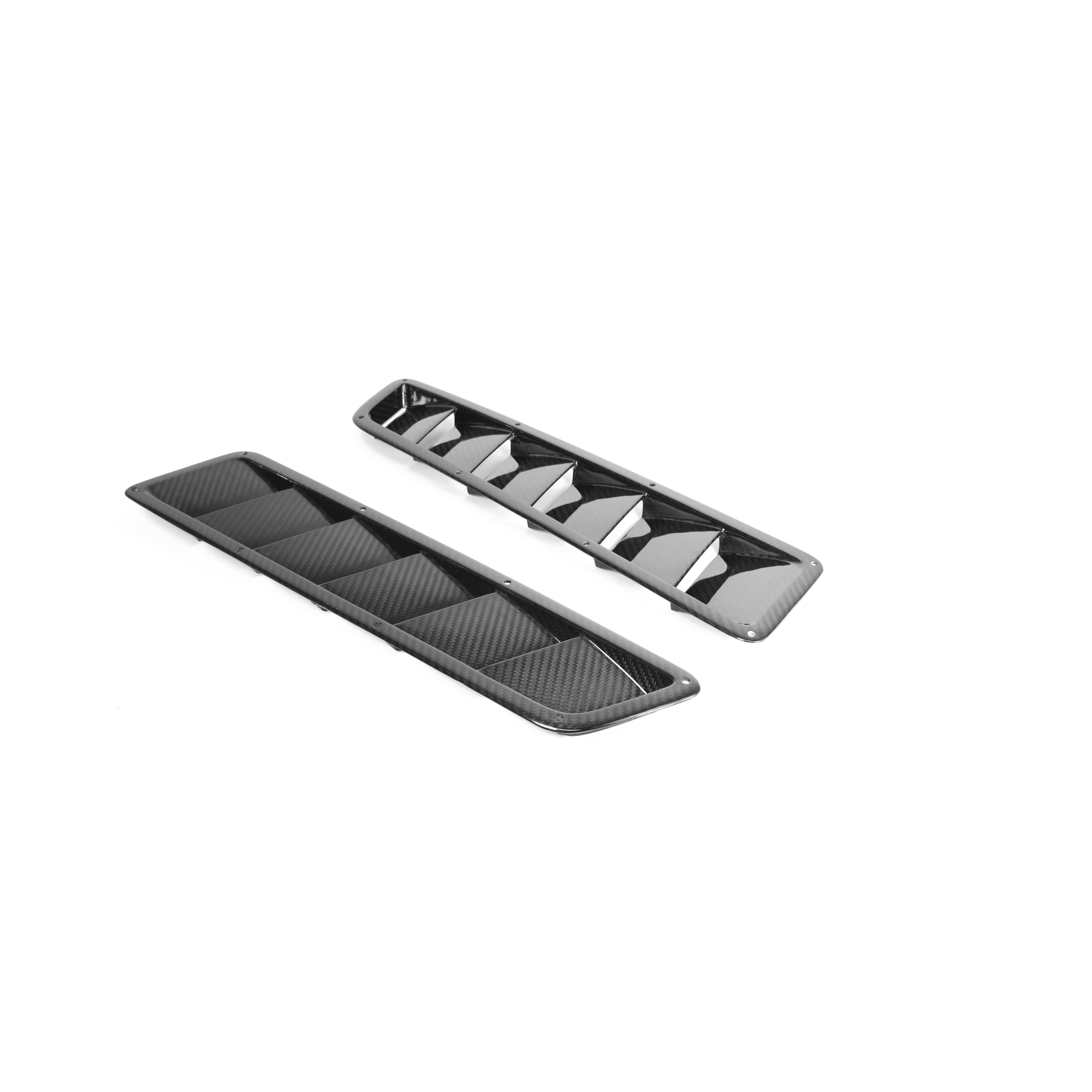 Carbon Fiber Universal Fitment Hood Vents, Long official supplier product photo