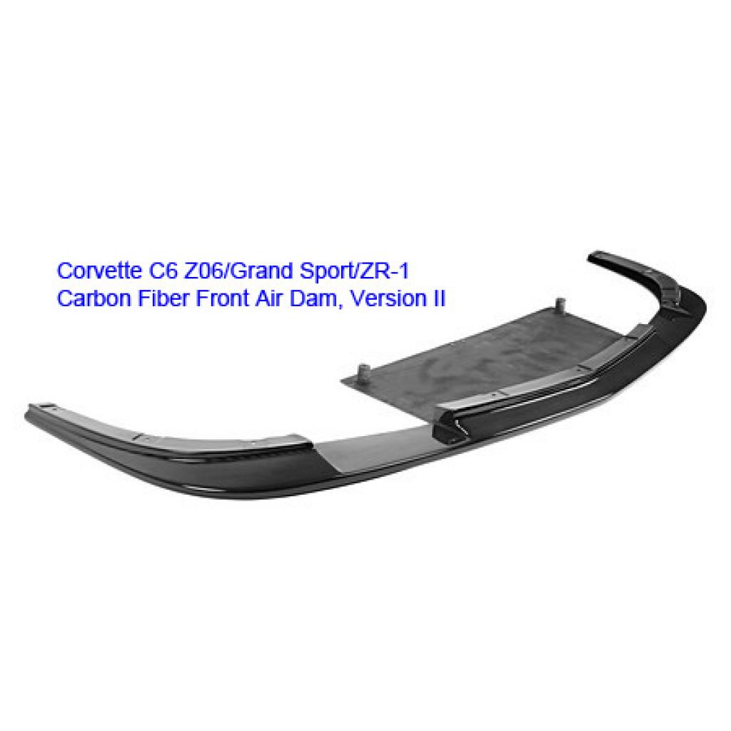 Chevrolet Corvette C6 Z06 Carbon Fiber Front Airdam/ Lip Version 2 (Z06 / Grand Sport only) official supplier product photo