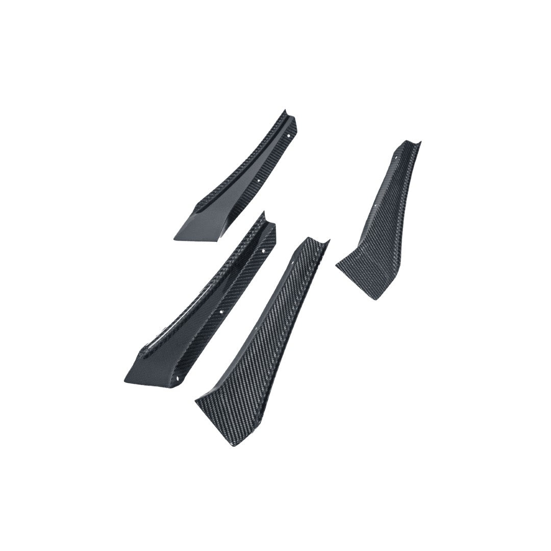 Chevrolet Corvette C8 Z06 Carbon Fiber Front Bumper Canards official supplier product photo