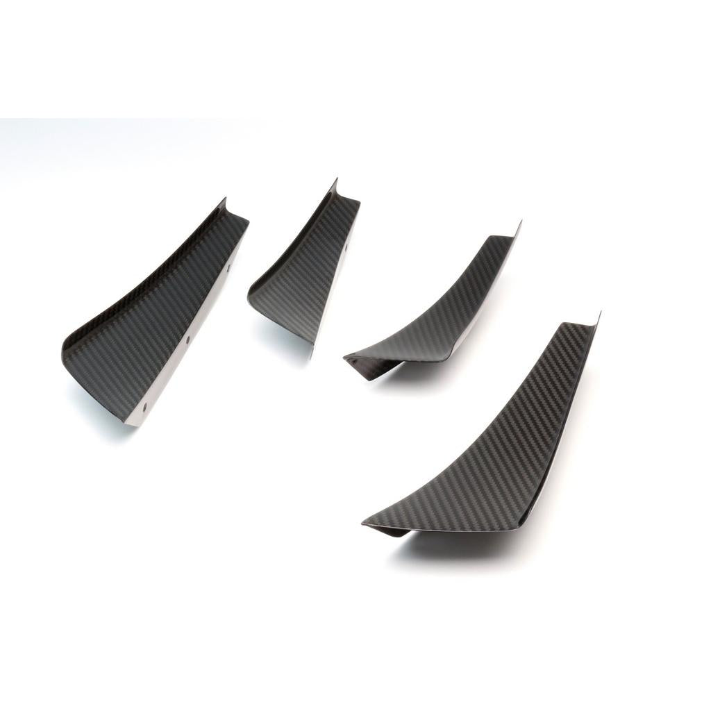 Honda FK8 Civic Type R Carbon Fiber Front Bumper Canards 2017 - 2021 official supplier product photo