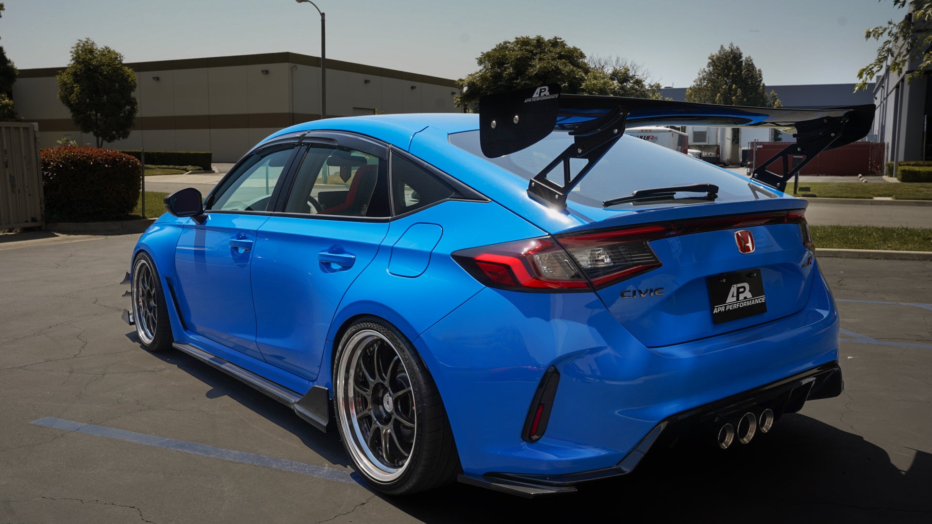 Honda FL5 Civic Type R GTC300 Carbon Fiber Adjustable Wing 67" 2023 - Current official supplier product photo