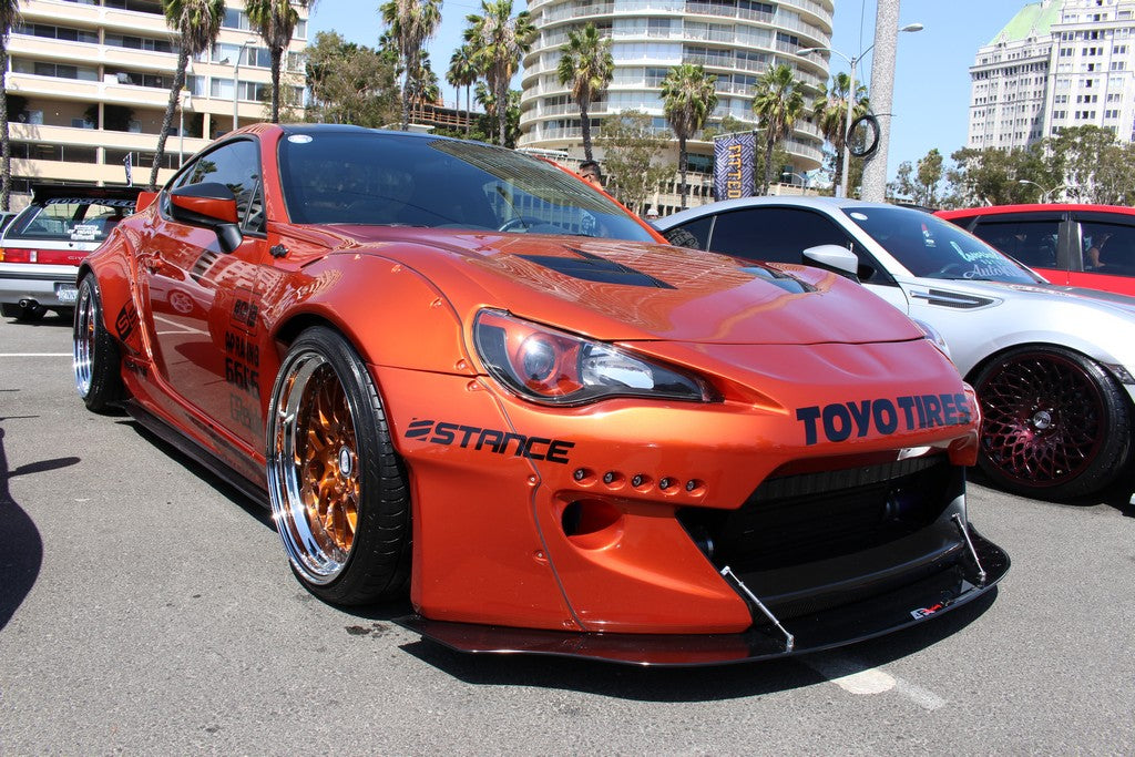 Scion FR-S/ Subaru BRZ RB Version 2 Carbon Fiber Front Wind Splitter 2013-2016 official supplier product photo