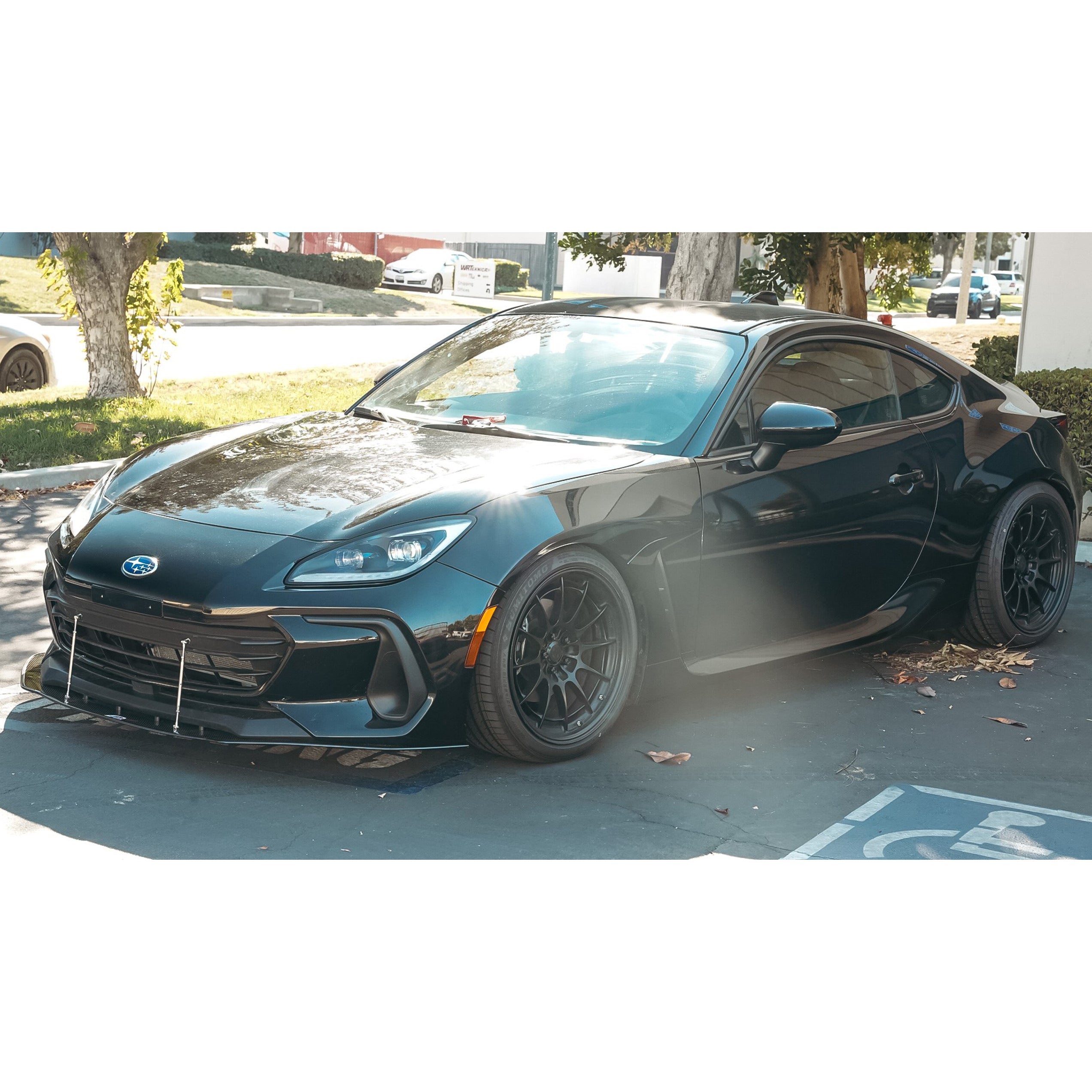 Subaru BRZ Carbon Fiber Wind Splitter w/ Rods 2022+ official supplier product photo