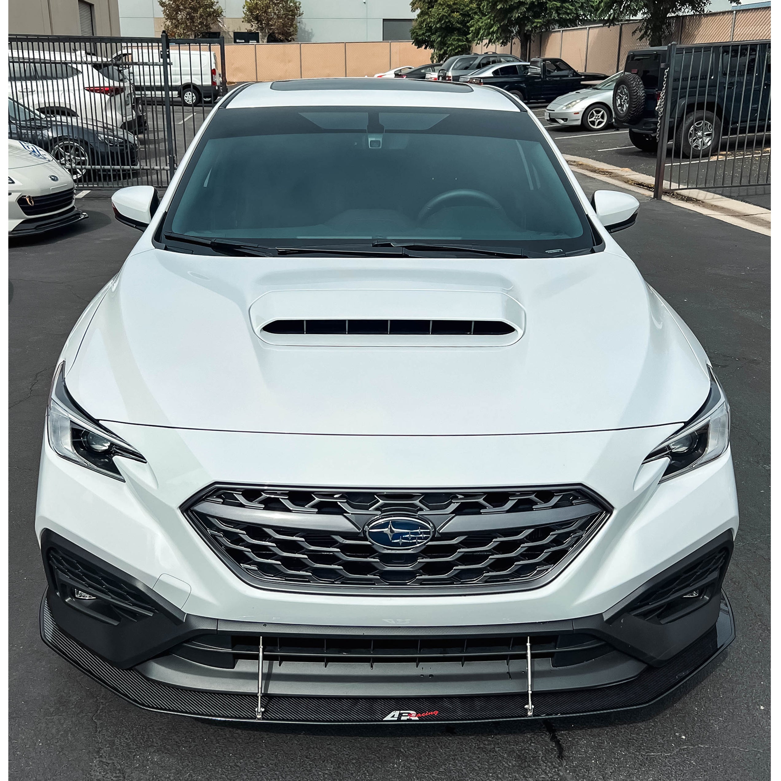 Subaru WRX Carbon Fiber Wind Splitter w/ Rods 2022-Up official supplier product photo