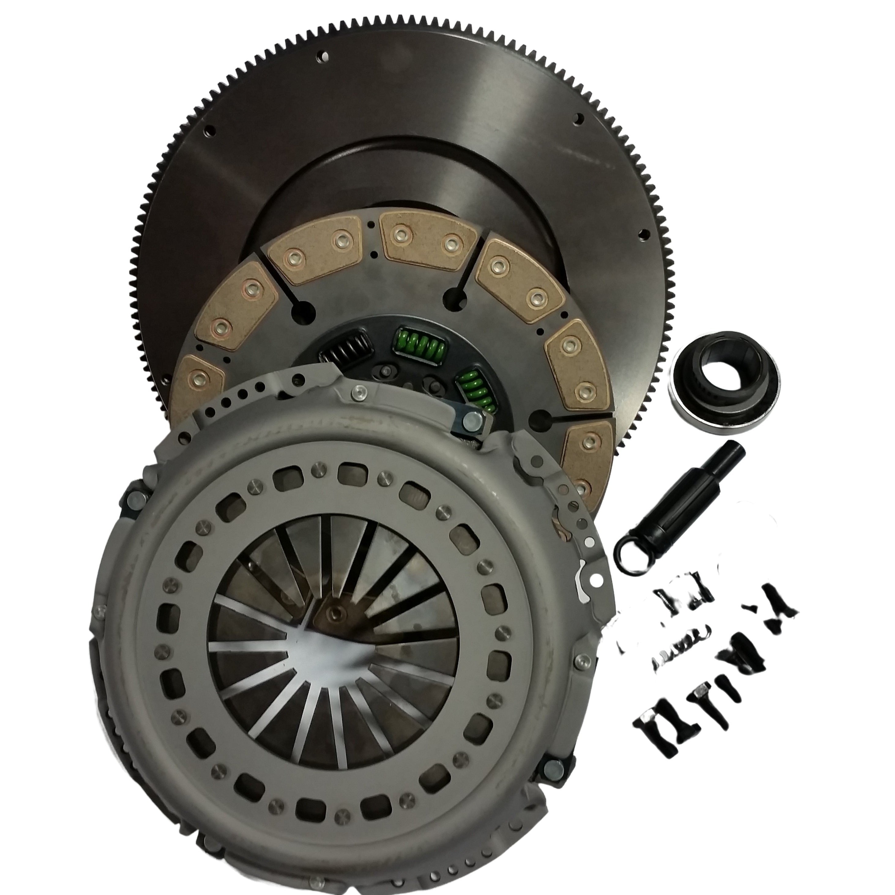 1994-1997 Powerstroke Ceramic/Ceramic Clutch Kit w/Flywheel - 600HP/1100ft-lb (NMU70263-04-SFC) official supplier product photo