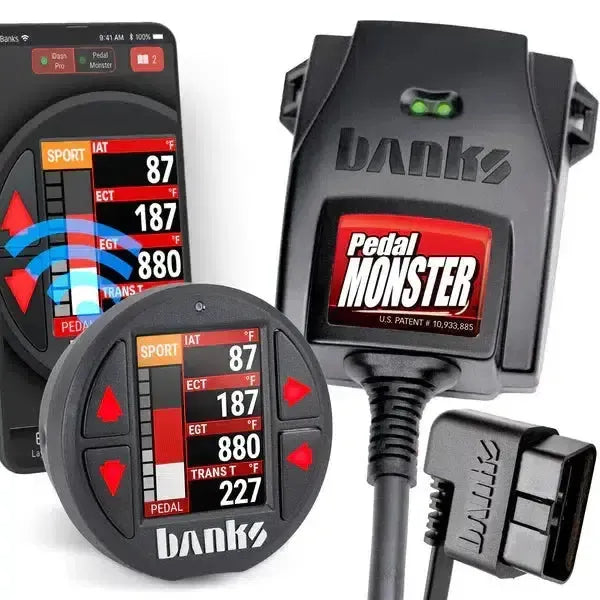 2007-2025 Cummins/Duramax/Powerstroke/Ecodiesel PedalMonster w/ iDash DataPro (64313-P) official supplier product photo
