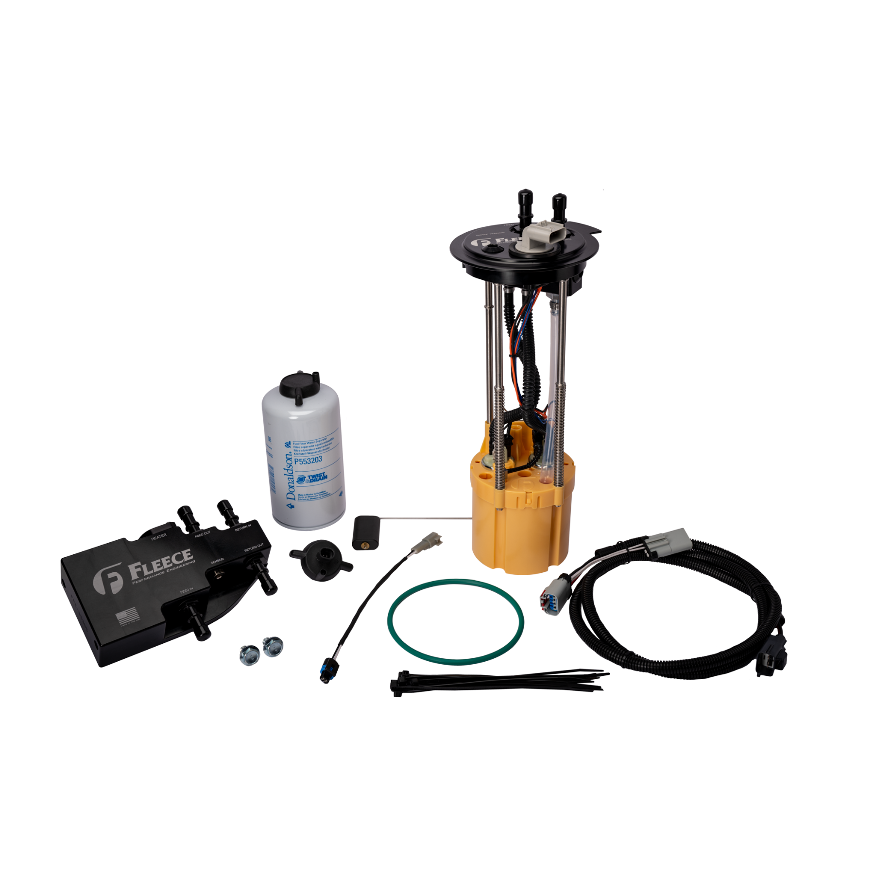 2011-2016 Powerstroke PowerFlo Lift Pump w/ Fuel System Upgrade Kit (FPE-PF-FMC-1116-SB/LB) official supplier product photo