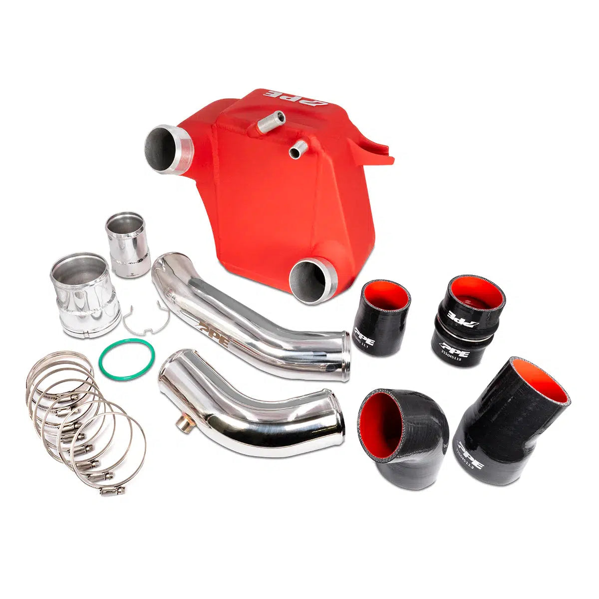 2011-2026 Powerstroke Air-to-Water Intercooler w/ Polished Pipes (315045112) official supplier product photo
