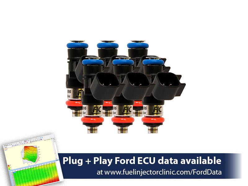 1000cc (95 lbs/hr at 43.5 PSI fuel pressure) FIC Fuel Injector Clinic Injector Set for Ford Raptor (2017-2019) Injector Sets (is409-1000h) official supplier product photo
