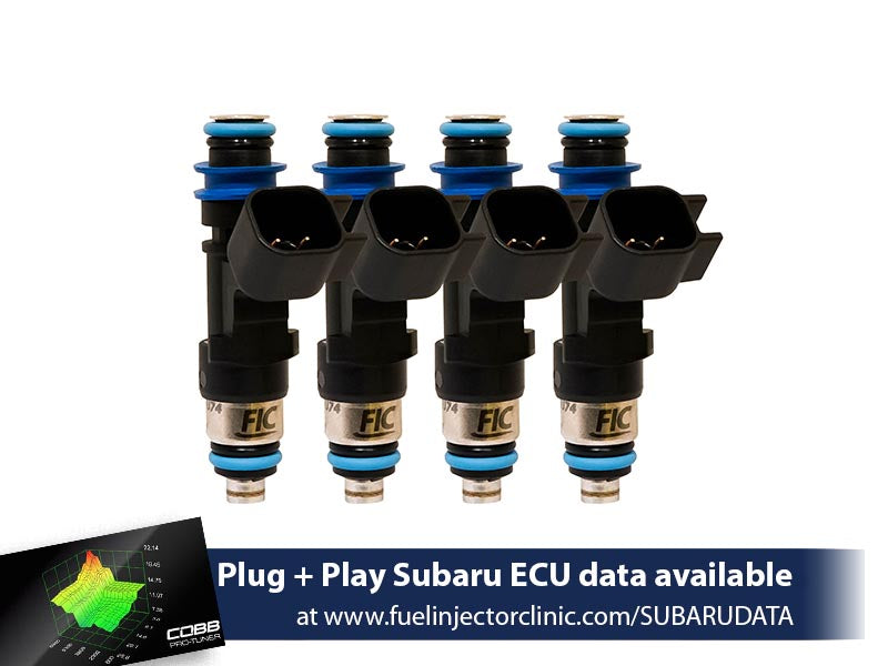 1000cc FIC Top-Feed Converted Subaru Sti ('04-'06) Legacy GT ('05-'06) Fuel Injector Clinic Injector Set (High-Z) (is176-1000h) official supplier product photo