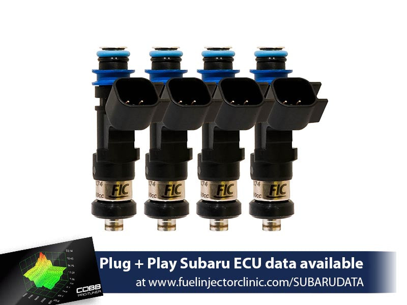 1000cc Subaru WRX('02-'14)/STi ('07+) Fuel Injector Clinic Injector Set (High-Z) (is175-1000h) official supplier product photo