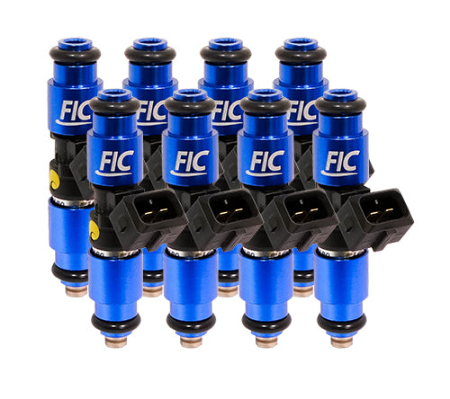 1200cc (130 lbs/hr at OE 58 PSI fuel pressure) FIC Fuel Injector Clinic Injector Set for Dodge 5.2L/5.9L (1994-1998) (High-Z)(IS154-1200H) official supplier product photo
