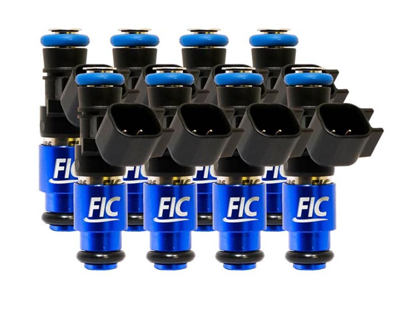 1200cc-D (130 lbs/hr at OE 58 PSI fuel pressure) FIC Fuel Injector Clinic Injector Set for 4.8/5.3/6.0 Truck Motors ('07-'13) (High-Z) (is305-1200h-d) official supplier product photo