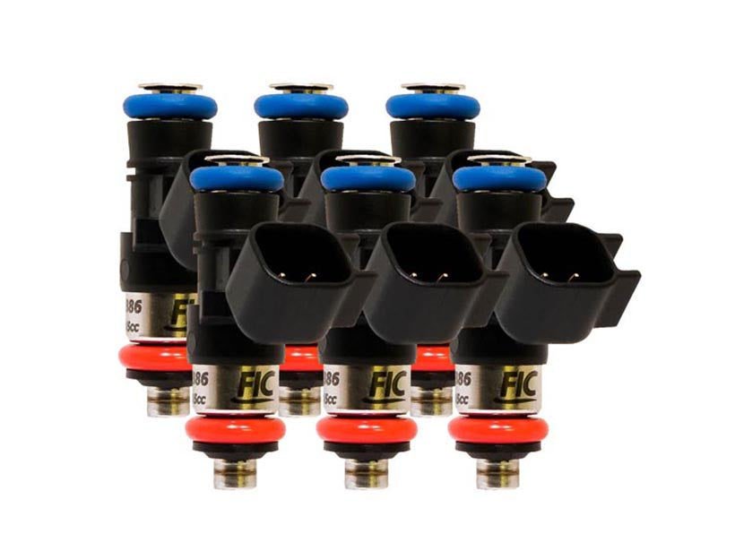 1200cc-D (130 lbs/hr at OE 58 PSI fuel pressure) FIC Fuel Injector Clinic Injector Set for Jeep 3.6L V6 engines (High-Z) (is232-1200h-d) official supplier product photo