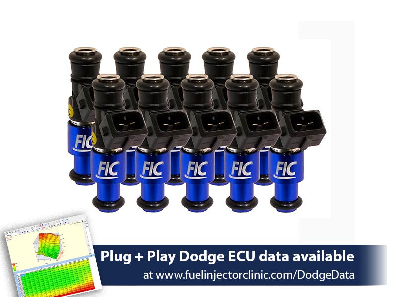 1200cc (Previously 1100cc) FIC Fuel Injector Clinic Injector Set for Dodge Viper ZB2 ('08-'10) VX1 ('13-'17) (is158-1200h) official supplier product photo