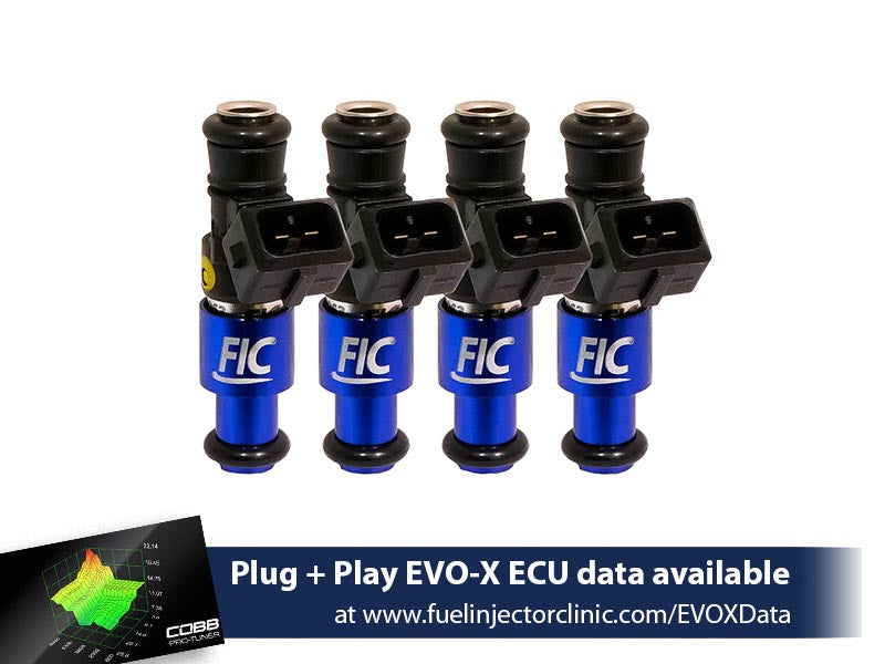 1200cc (Previously 1100cc) FIC Mitsubishi Evo X Fuel Injector Clinic Injector Set (High-Z) (is127-1200h) official supplier product photo