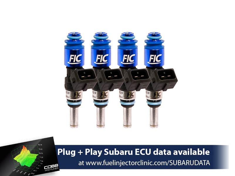 1200cc (Previously 1100cc) FIC Top-Feed Converted Subaru Sti ('04-'06) Legacy GT ('05-'06) Fuel Injector Clinic Injector Set (High-Z) (is176-1200h) official supplier product photo