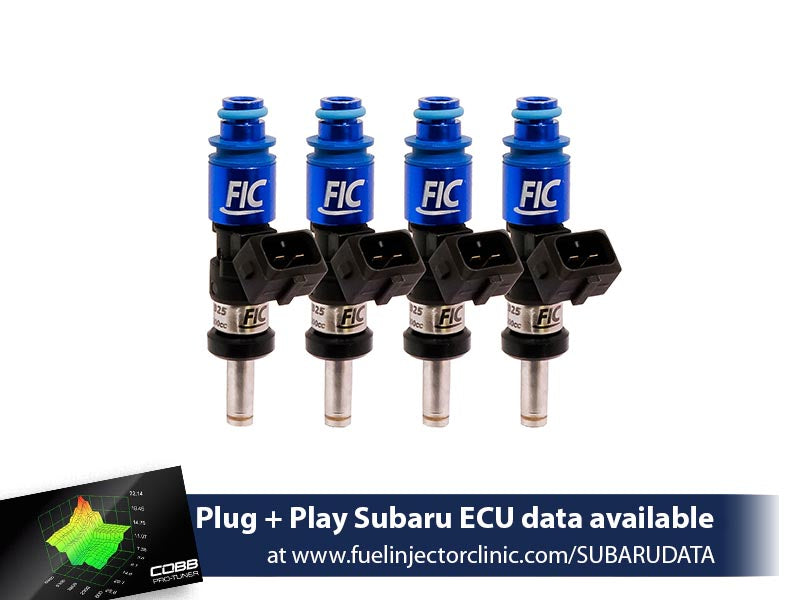 1200cc (Previously 1100cc) Subaru WRX('02-'14)/Sti ('07+) Fuel Injector Clinic Injector Set (High-Z) (is175-1200h) official supplier product photo
