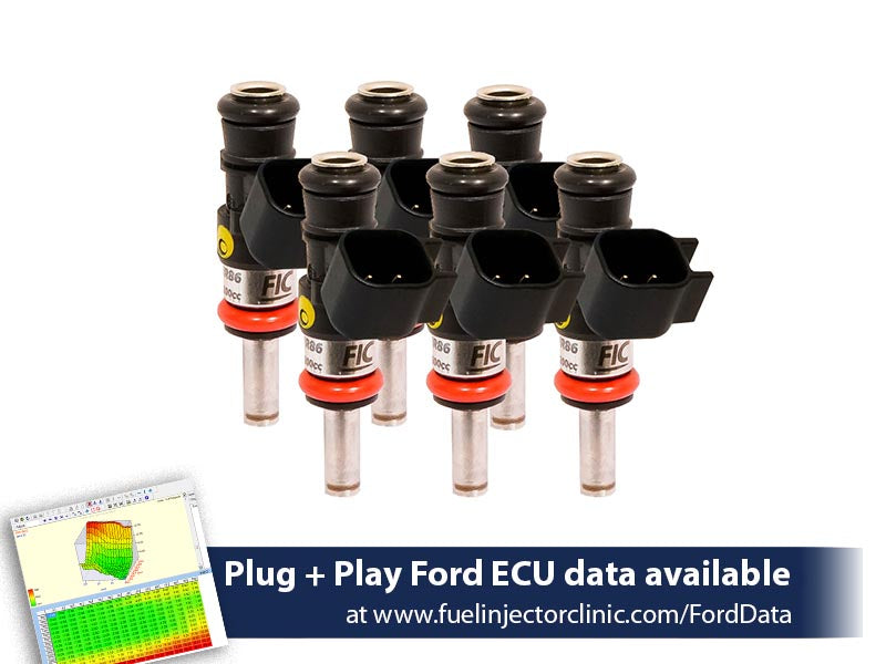 1440cc (140 lbs/hr at 43.5 PSI fuel pressure) FIC Fuel Injector Clinic Injector Set for Ford Raptor (2017-2019) Injector Sets (is409-1440h) official supplier product photo