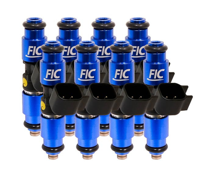 1440cc (160 lbs/hr at OE 58 PSI fuel pressure) FIC Fuel Injector Clinic Injector Set for Dodge 5.2L/5.9L (1994-1998) (High-Z) (IS154-1440H) official supplier product photo