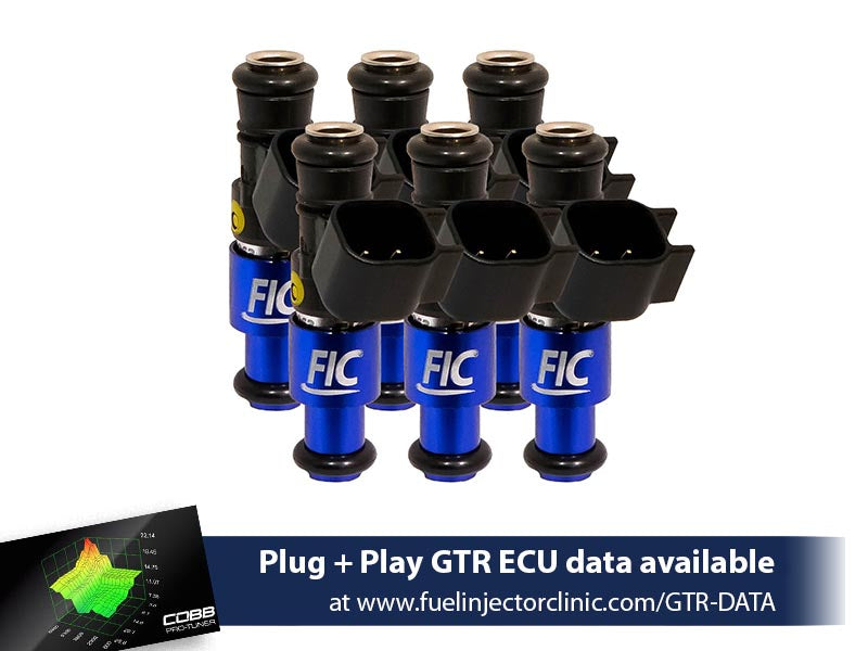 1440cc FIC Nissan R35 GT-R Fuel Injector Clinic Injector Set (High-Z) (is188-1440h) official supplier product photo
