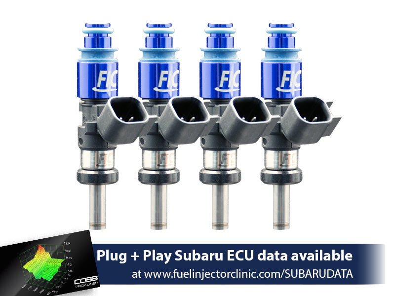 1440cc FIC Subaru WRX('02-'14)/STi ('07+) Fuel Injector Clinic Injector Set (High-Z) (is175-1440h) official supplier product photo