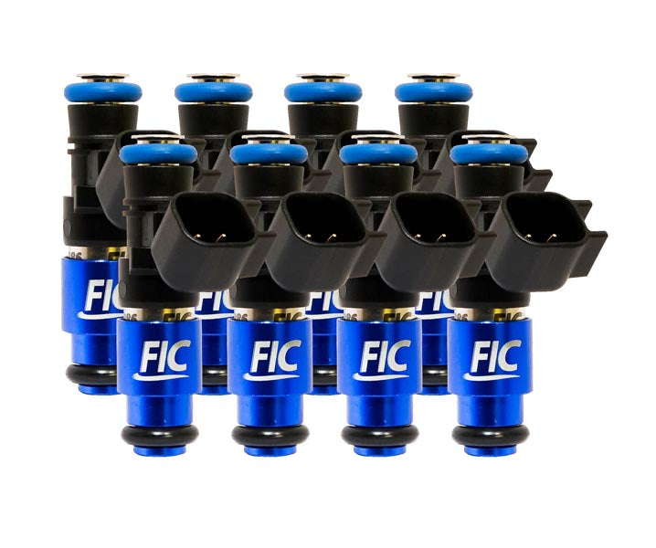 1650cc (160 lbs/hr at 43.5 PSI fuel pressure) FIC Fuel Injector Clinic Injector Set for Ford Shelby GT500 (2007-2014) / Ford GT40 (2005-2006)(High-Z) (is404-1650h) official supplier product photo