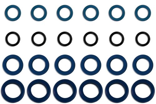 Seal kit for Fuel Injector Clinic low-z 3000GT VR4, RB26, or 7M-GTE injectors (NOT for scribed part numbers ending in "K") (slk-135-185x6) official supplier product photo