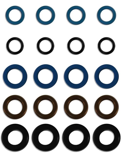 Seal kit for Fuel Injector Clinic Subaru top feed style injectors (slk-175x4) official supplier product photo