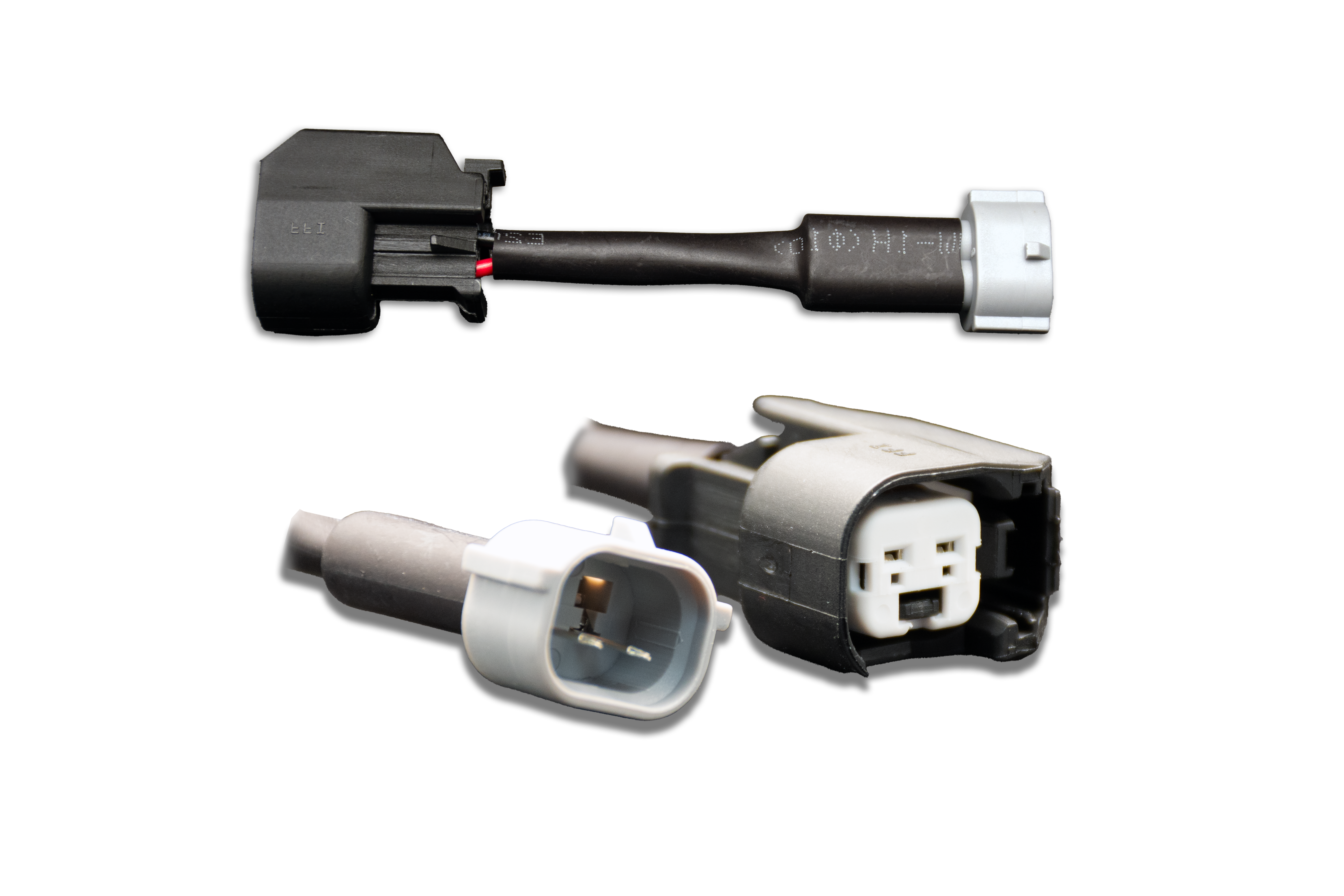 Set of 6 US Car/EV6 (female) to Denso (male) injector plug adaptors (padputod6s) official supplier product photo