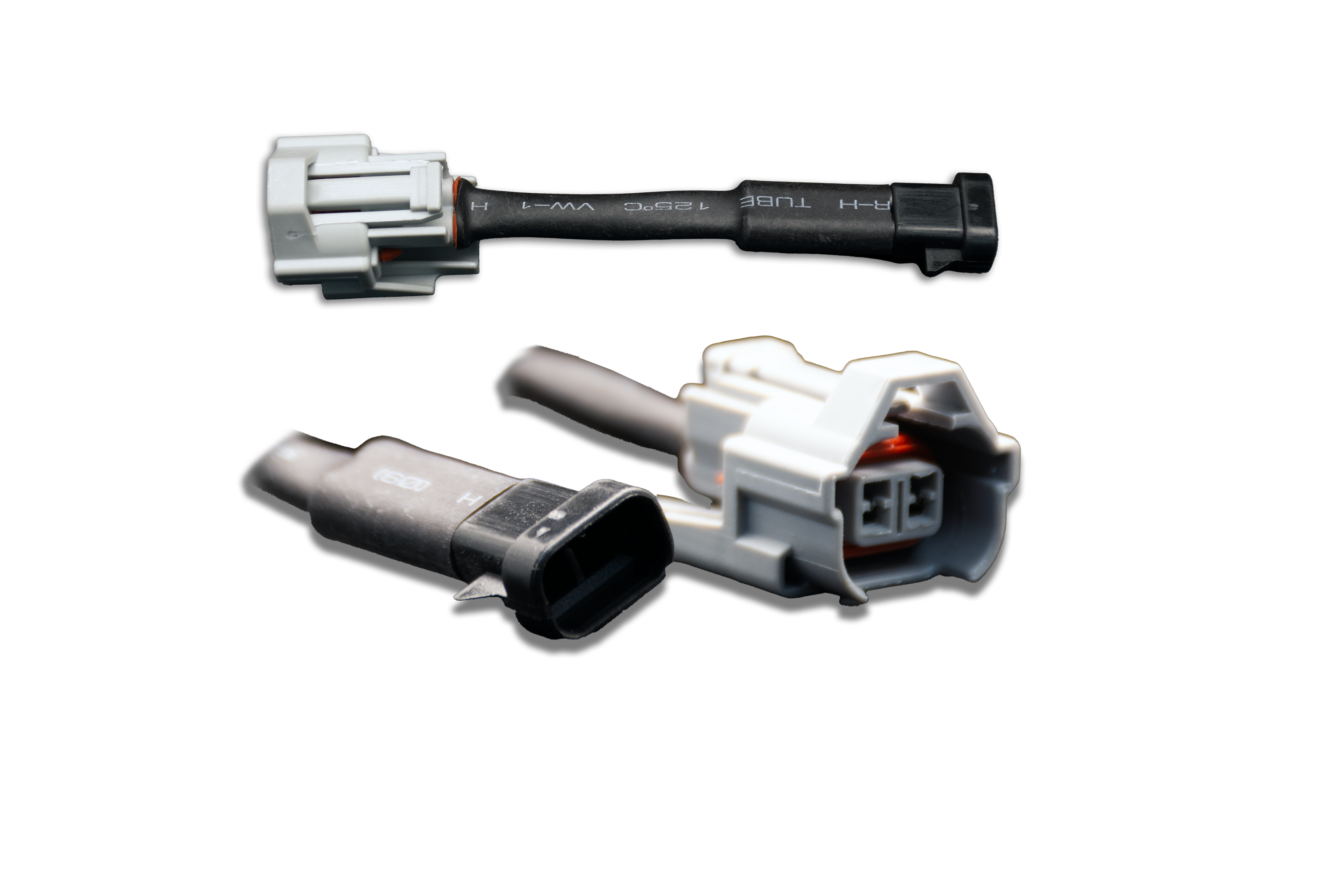 Set of 8 Denso (female) to GM/Delphi (male) injector plug adaptors (padpdtogm8) official supplier product photo