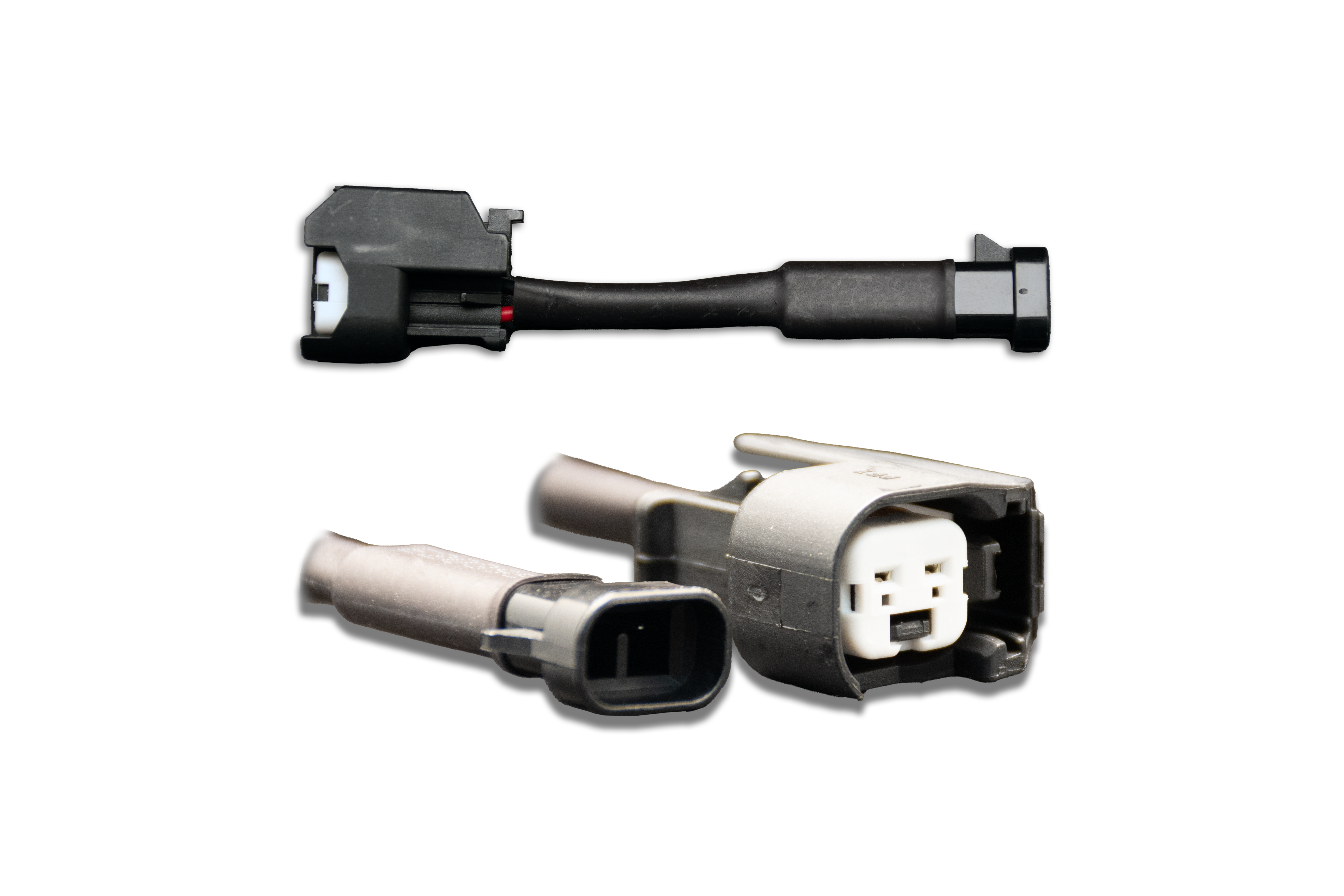 Set of 8 US Car/EV6 (female) to GM/Delphi (male) injector plug adaptors (padputogm8) official supplier product photo