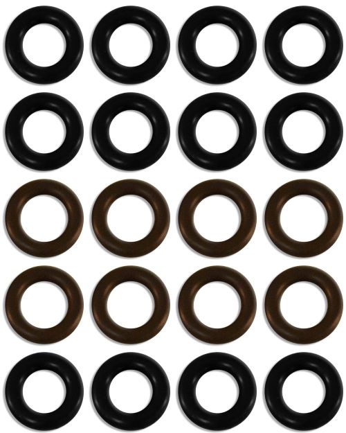 Universal seal kit for 4 cyl Fuel Injector Clinic injectors w/14mm seals (slk-univ-14mm-x-4) official supplier product photo