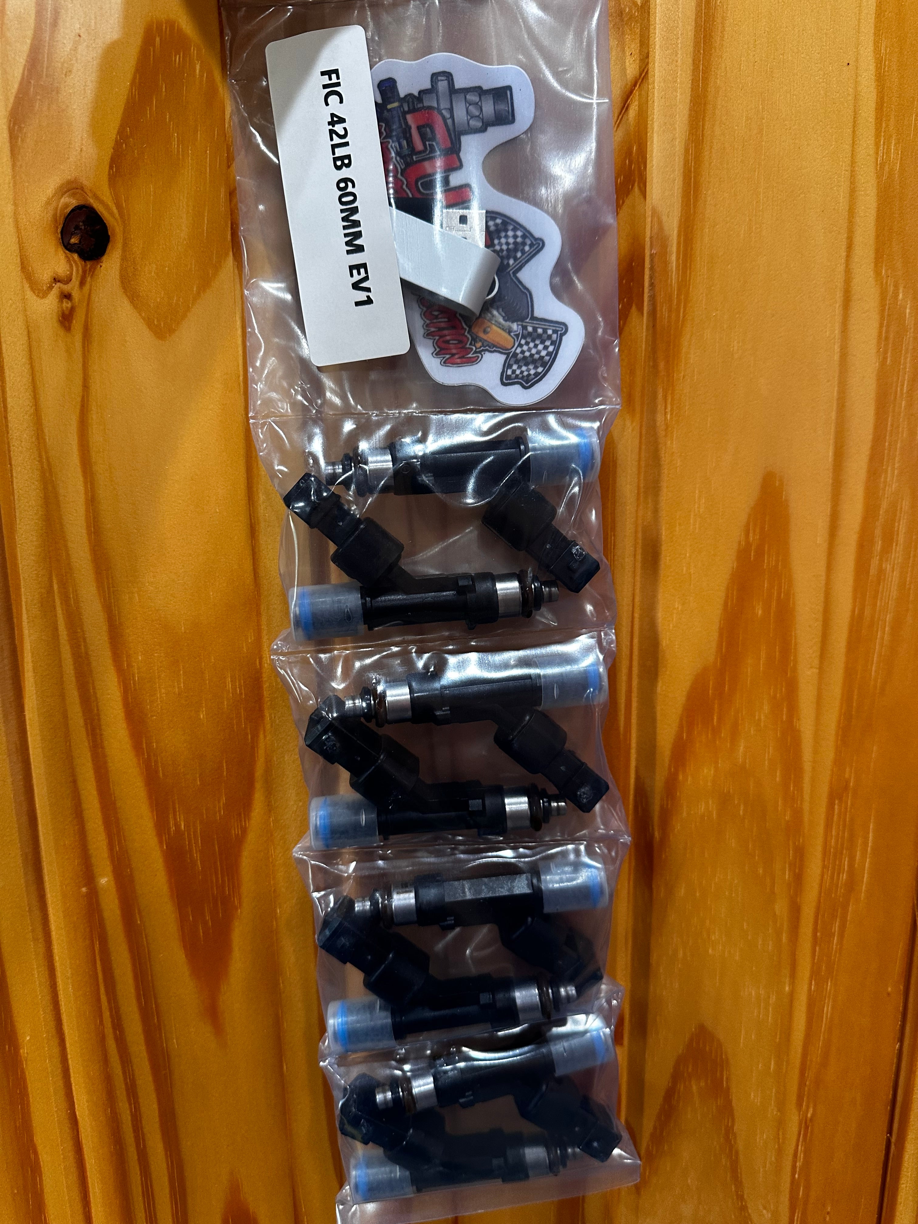 42LB 60MM EV1 or LS1 NEW OVERSTOCK Fuel Injectors Set of 8 official supplier product photo