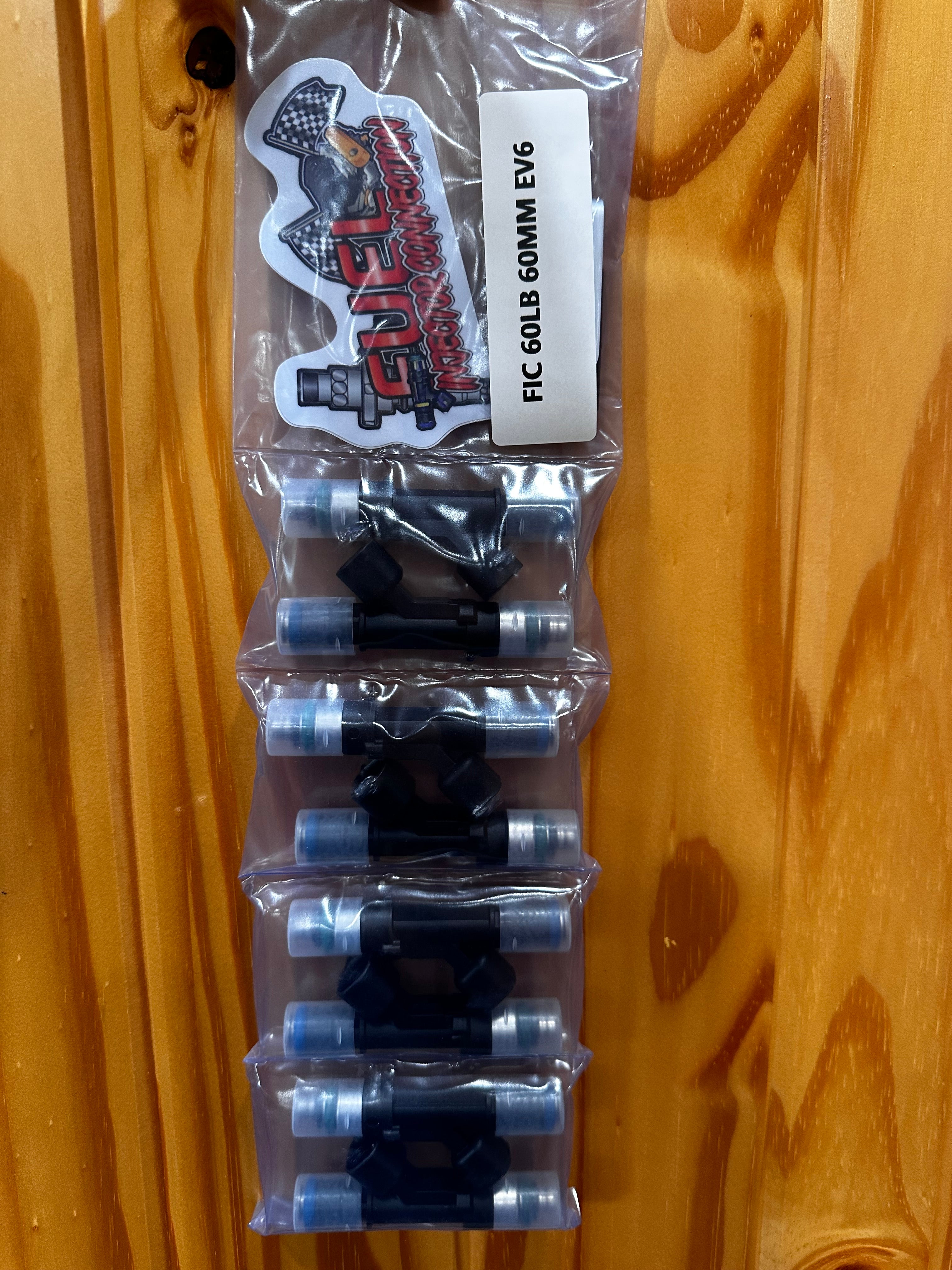 60LB 60MM EV6 NEW OVERSTOCK Fuel Injectors Set of 8 official supplier product photo