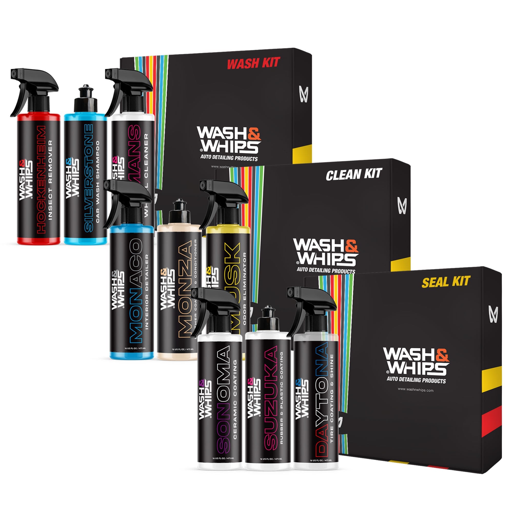 WASH&WHIPS 3-Step Car Care System official supplier product photo