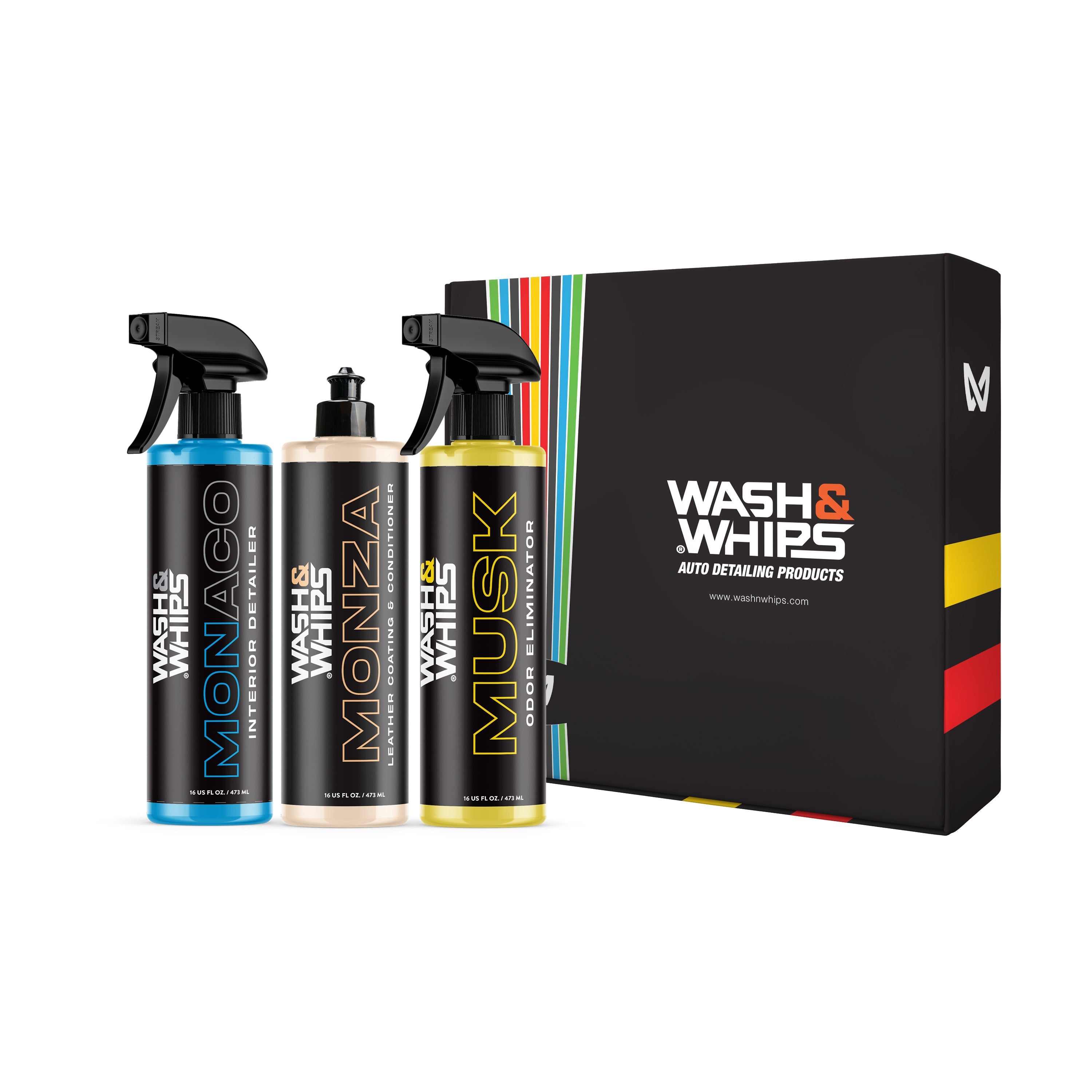 WASH&WHIPS CLEAN - Interior Car Wash Kit (Step 2) official supplier product photo