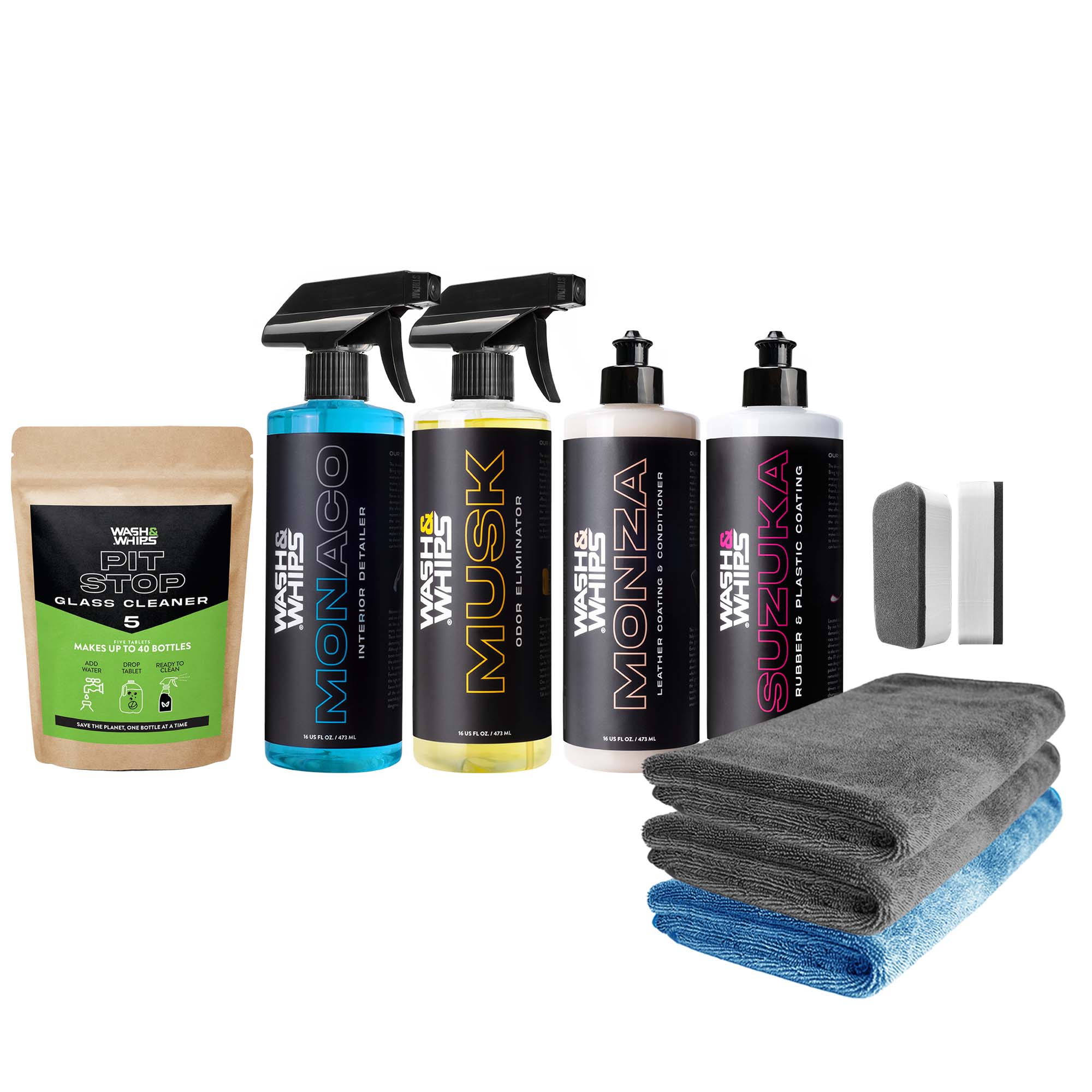 WASH&WHIPS Interior Car Detailing Kit - $95 Value official supplier product photo