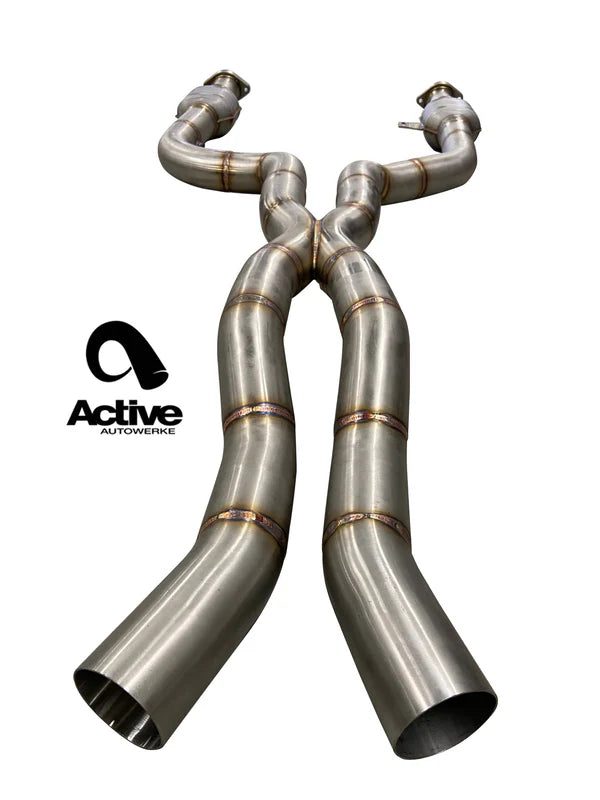 Active Autowerke G80/G82 M3/M4 Signature mid-pipe with X-Pipe official supplier product photo