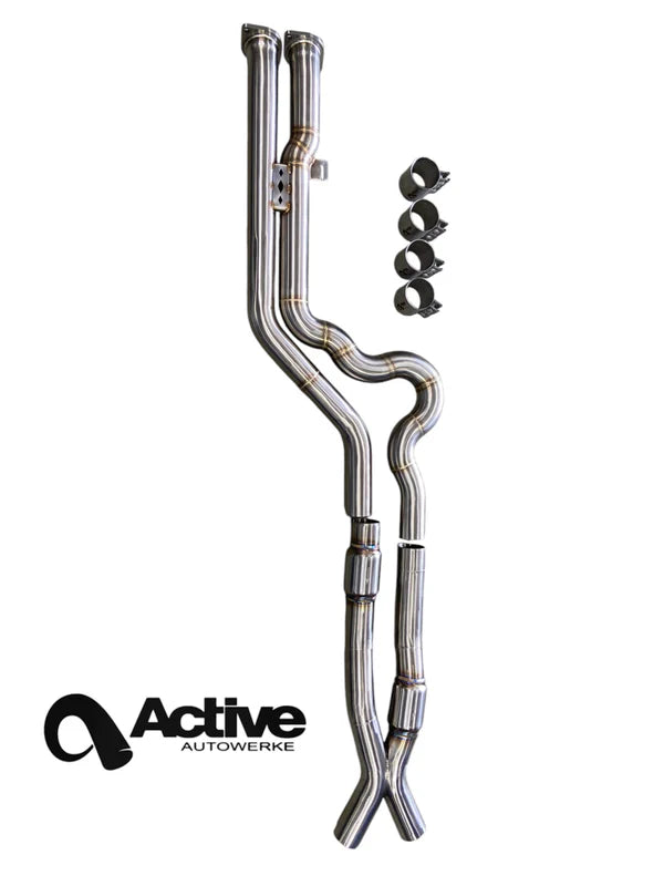 Active Autowerke X3M / X4M Signature Equal Length midpipe official supplier product photo