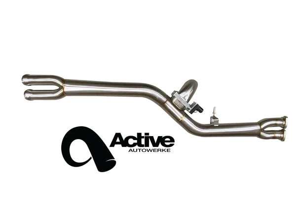 F87 BMW M2 Competition Mid Pipe includes Active F-brace official supplier product photo
